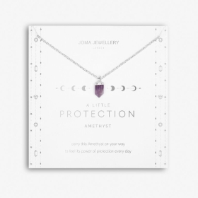 JOMA A LITTLE PROTECTION AMETHYST NECKLACE