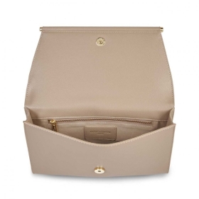 KATIE LOXTON AVA CLUTCH TAUPE
