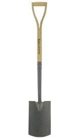 KENT & STOWE CARBON STEEL DIGGING SPADE