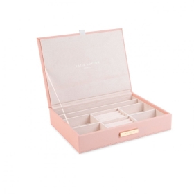 KATIE LOXTON LARGE JEWELLERY BOX DO ALL THINGS WITH LOVE PINK
