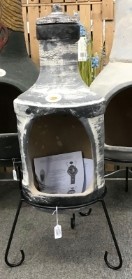 MEDIUM MEXICAN CHIMINEA TORRE GREY