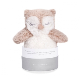 KATIE LOXTON OWL BABY TOY DREAM BIG LITTLE ONE WHITE AND OATMEAL