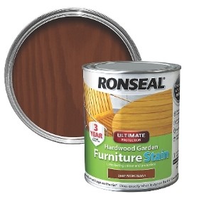 RONSEAL HARDWOOD FURNITURE STAIN 750ML DEEP MAHOGANY