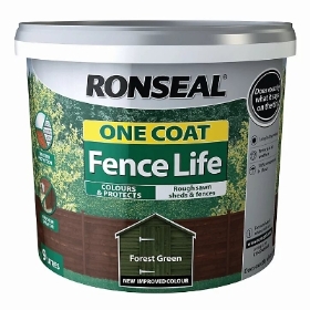 RONSEAL ONE COAT FENCE FOREST GREEN 5L