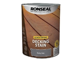RONSEAL QUICK DRYING DECKING STAIN ROCKY GREY 2.5L