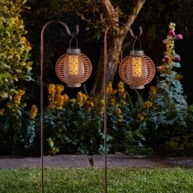 SMART SOLAR FORLI FLAMING LANTERN 2PK