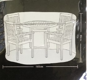 TOM CHAMBERS PRESTIGE CIRCULAR PATIO SET 4 SEATS